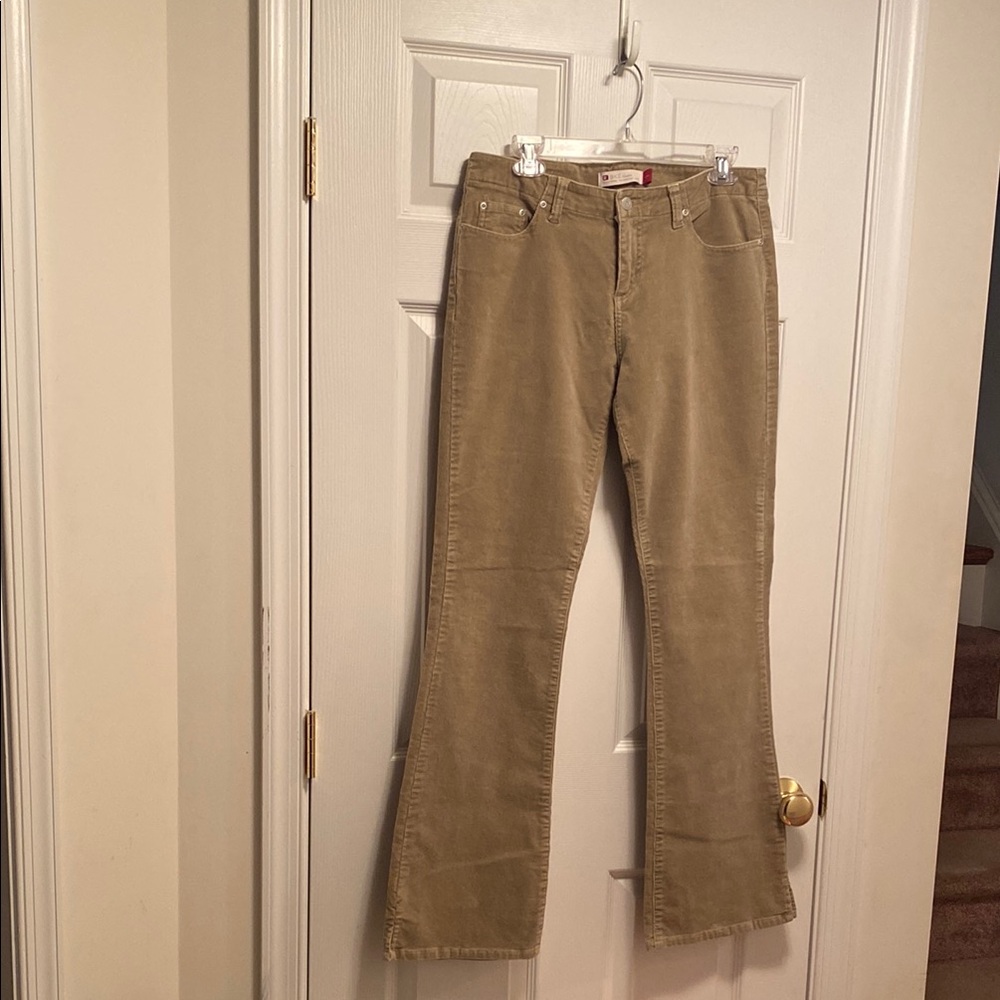 NWOT BKE Khaki Tan Corduroy Flare Pants…